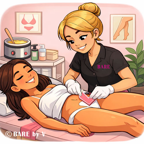 Brazilian wax service at Bare By V in Rochester NY